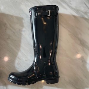 Tall Black Hunter Boots